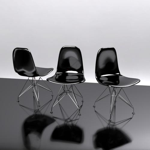 Chrome wire chair preview image